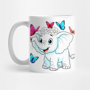 Pretty Elephant Mug